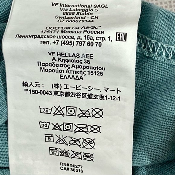 Vans California Original Custom T-shirt Teal Green - Picture 8 of 10